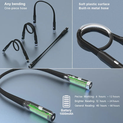 LED Rechargeable Handsfree Reading Lamp - Wholesalus