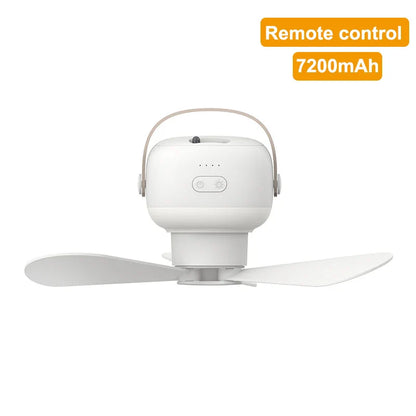 USB Rechargeable Wireless Mini Hanging Fan - Wholesalus