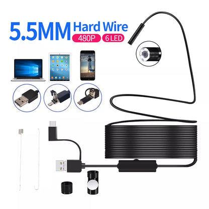 USB Endoscope Waterproof Inspection Camera - Wholesalus