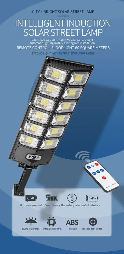 Solar Waterproof LED  Street Light - Wholesalus