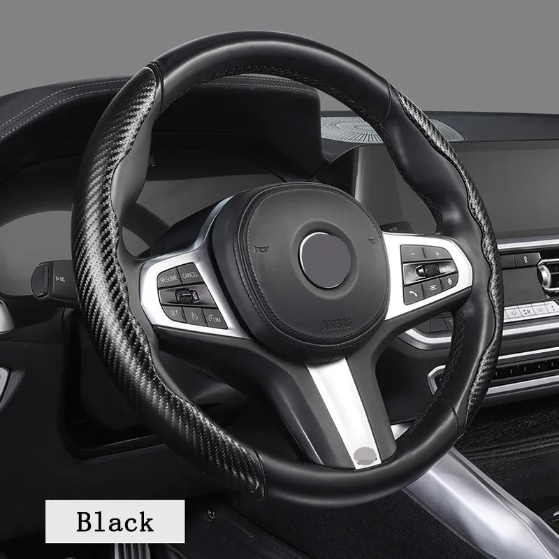 Carbon Fiber Steering Wheel Cover