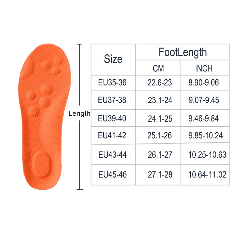 High Elasticity Latex Sport Insoles - Wholesalus