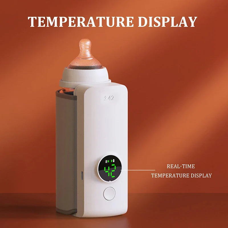 Rechargeable LED Display Bottle Warmer