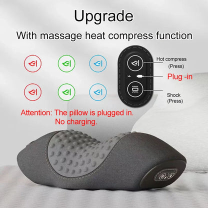 Hot Compression Vibrating Massage Pillow - Wholesalus