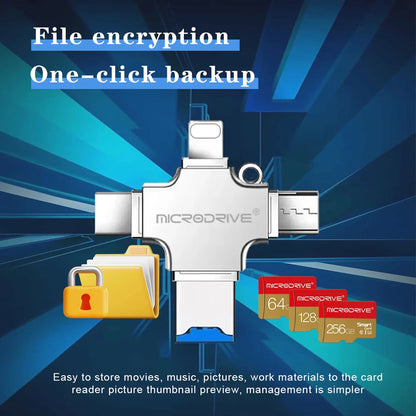 4 in 1 Memory Disk Flash Drive - Wholesalus