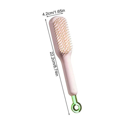 Self Cleaning Scalp Massage Comb - Wholesalus