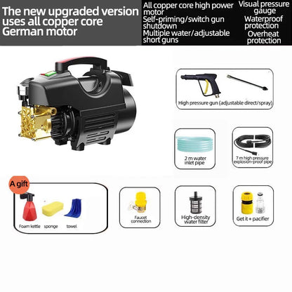 Automatic High Pressure Car Wash Machine - Wholesalus