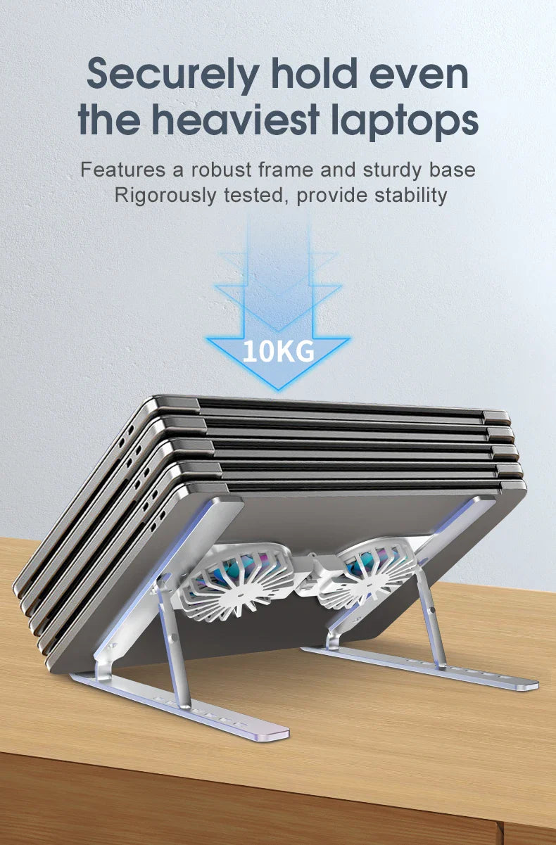 Foldable Aluminum Laptop Cooling Stand