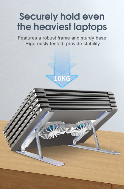 Foldable Aluminum Laptop Cooling Stand - Wholesalus