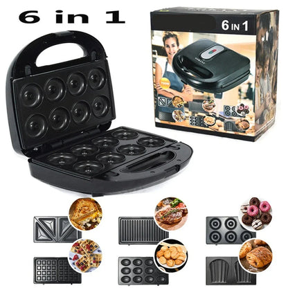 6 in 1 Donut Sandwich and Waffle making machine - Wholesalus