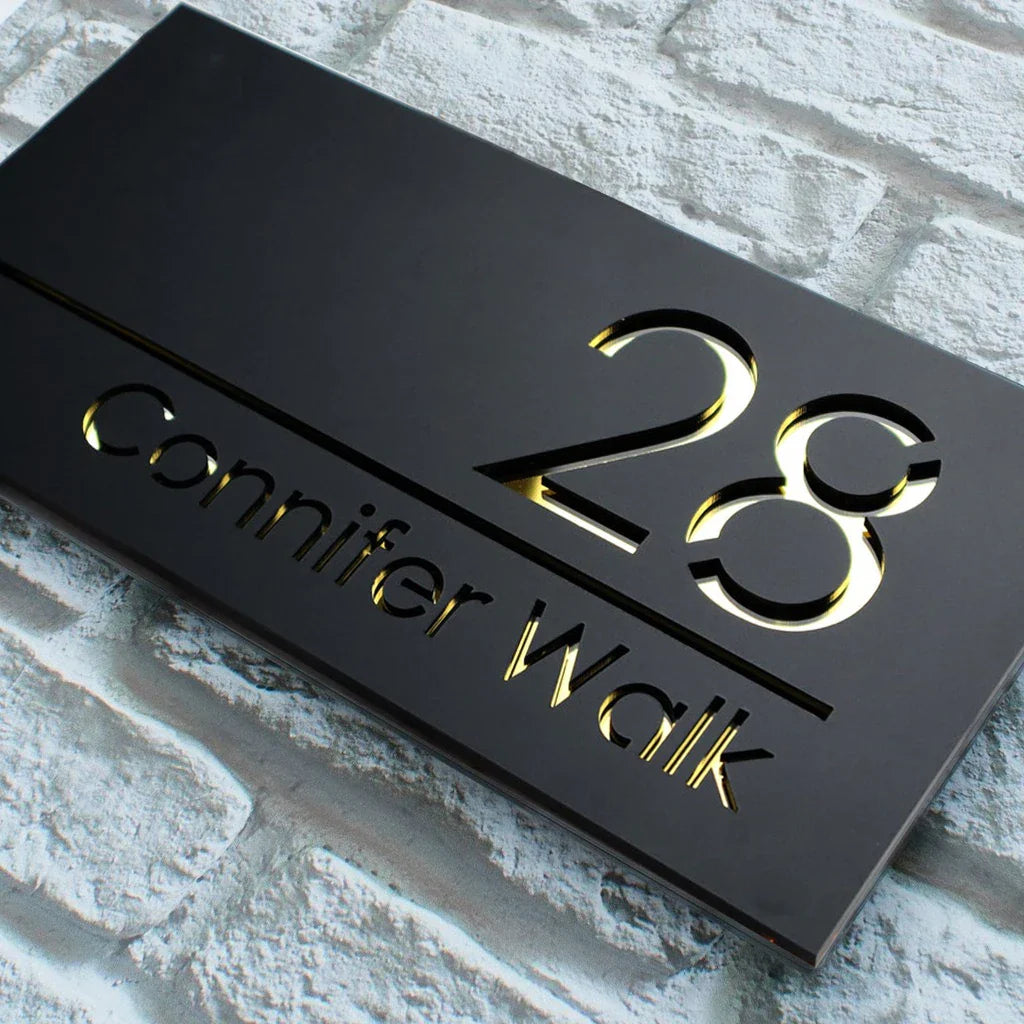 Customized Acrylic Laser Cut Sign Plate - Wholesalus