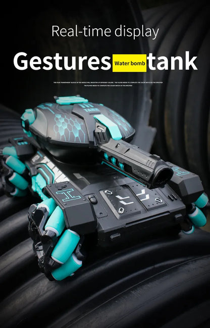 Gesture And Remote Controlled Tank Vehicle Toy - Wholesalus