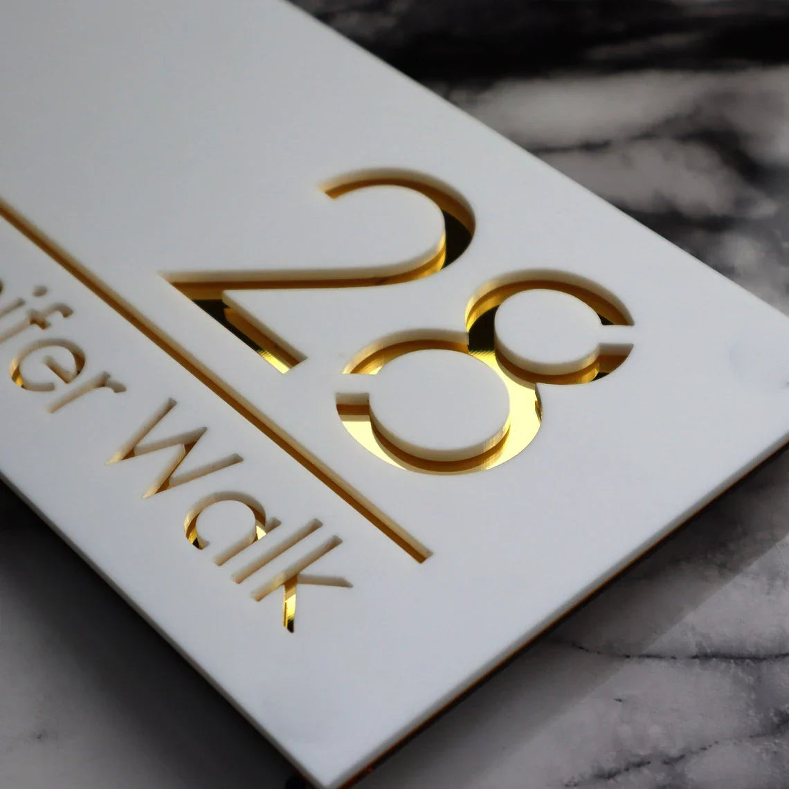 Customized Acrylic Laser Cut Sign Plate - Wholesalus
