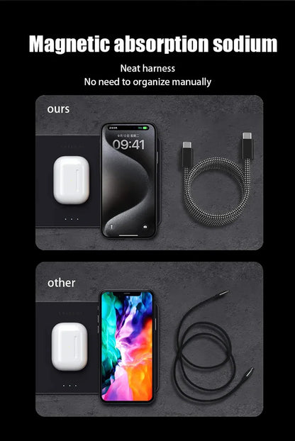 Magnetic Retractable Fast Charging Data Cable - Wholesalus