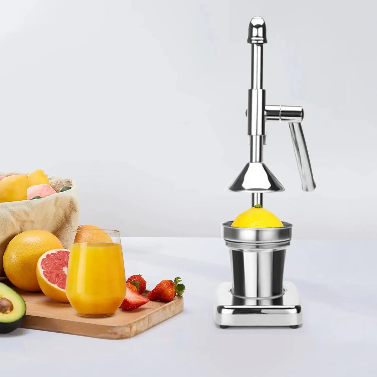 Stainless Steel Manual Fruit Squeezer