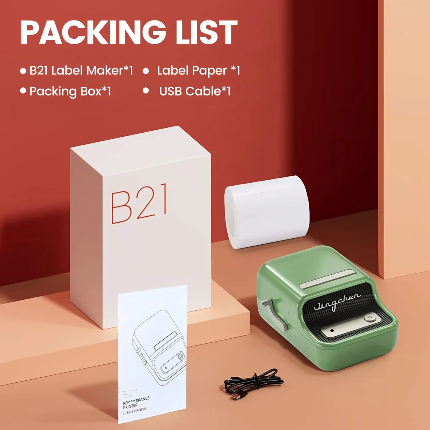 Mini Thermal Label Sticker Printer