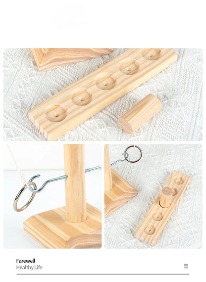 Wooden Ring Toss Game - Wholesalus
