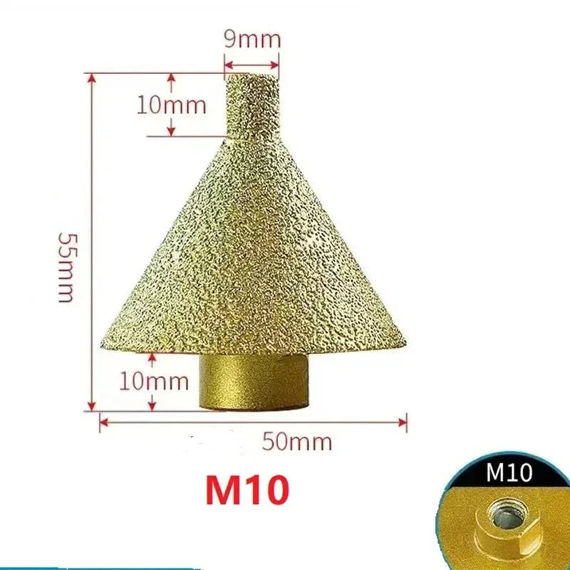 Tapered Engraving Diamond Drill Bit