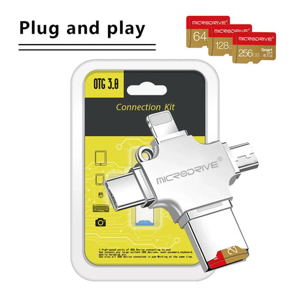 4 in 1 Memory Disk Flash Drive - Wholesalus
