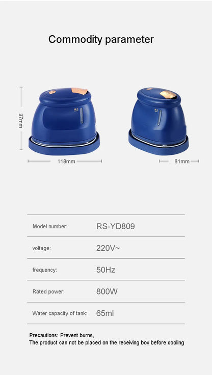 Portable Travelling Steamer Iron - Wholesalus
