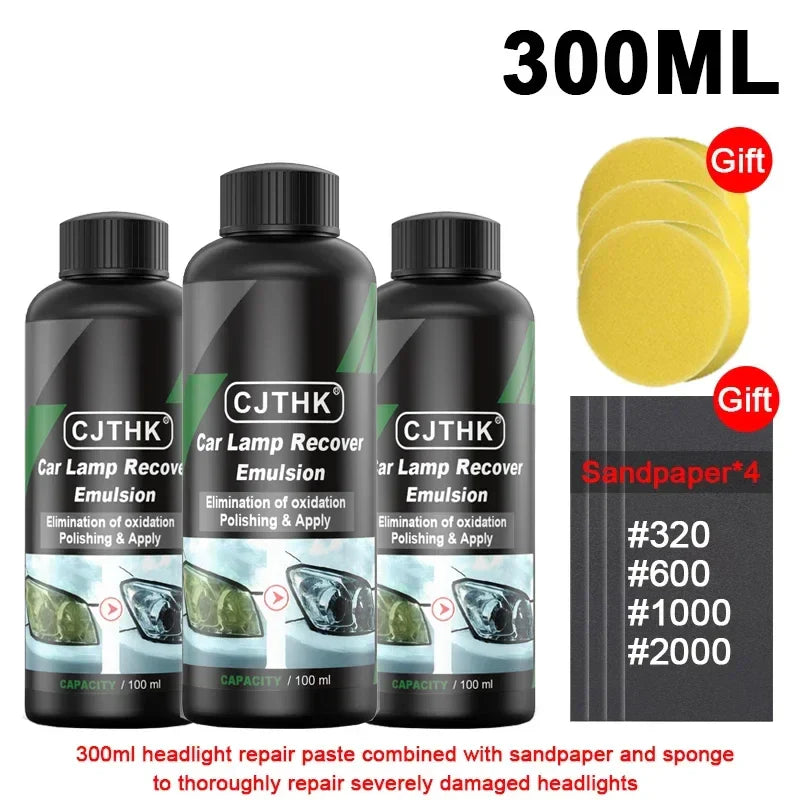 Car Headlight Polishing Kit