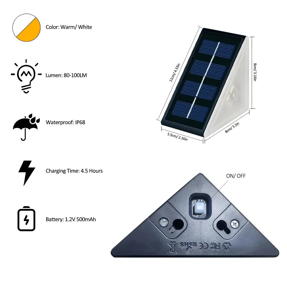 Solar Staircase Light