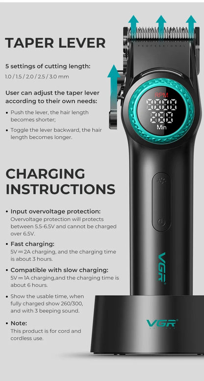 Professional Cordless Hair Trimmer - Wholesalus