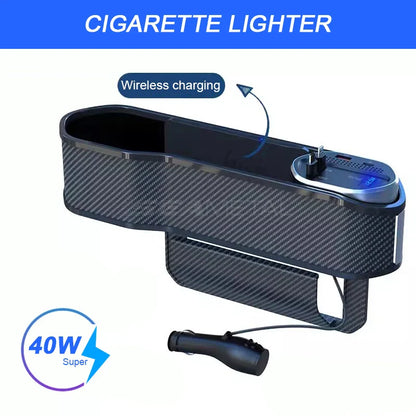 Car Seat Gap Charging Storage Box - Wholesalus