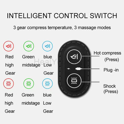 Hot Compression Vibrating Massage Pillow - Wholesalus