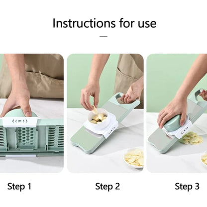 Multifunctional Stainless Steel Vegetable Cutter - Wholesalus