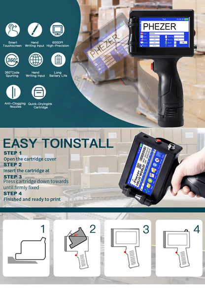 Handheld Inkjet Label Printer - Wholesalus