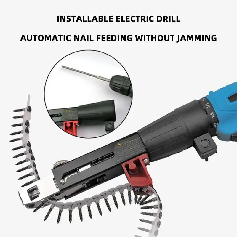 Electric Automatic Chain Nail Adapter Gun