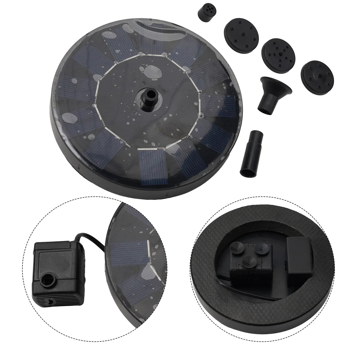 Solar Water Fountain - Wholesalus