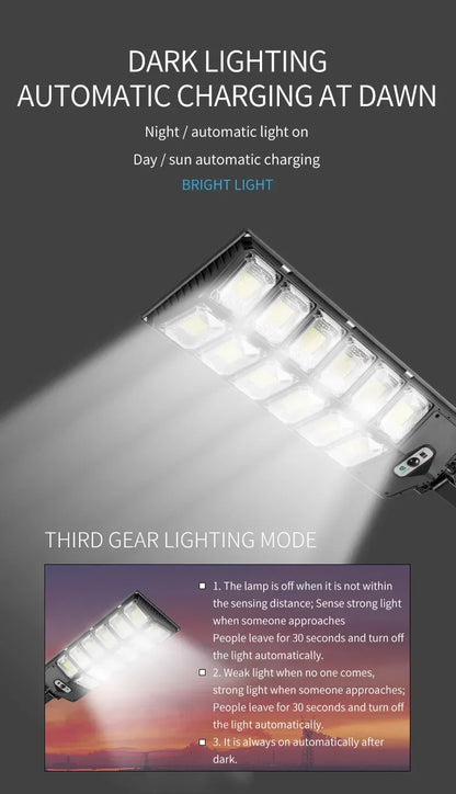 Solar Waterproof LED  Street Light - Wholesalus