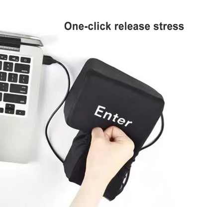 Soft Anti-Stress Enter Key Pillow - Wholesalus