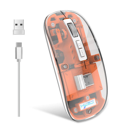 Transparent Wireless Bluetooth Mouse - Wholesalus