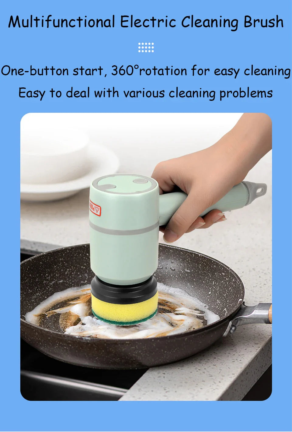 Multipurpose Electric Cleaning Brush