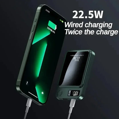 Magnetic Wireless LED Display Fast Charging Power Bank - Wholesalus