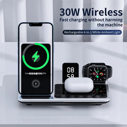 4 in 1 Magsafe Wireless Charging Station - Wholesalus