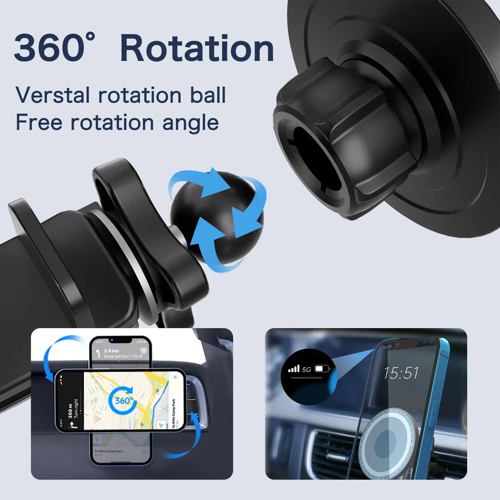 Magsafe Car Air Vent Mount Phone Holder - Wholesalus