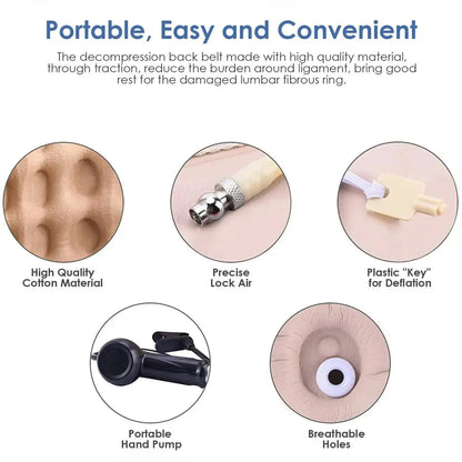 Inflatable Lumbar Pain Relief Belt - Wholesalus