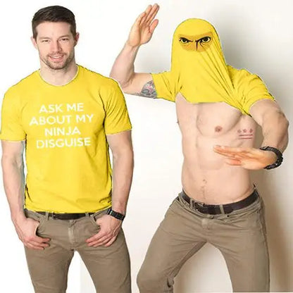 Ninja Disguise Flip T-Shirt - Wholesalus