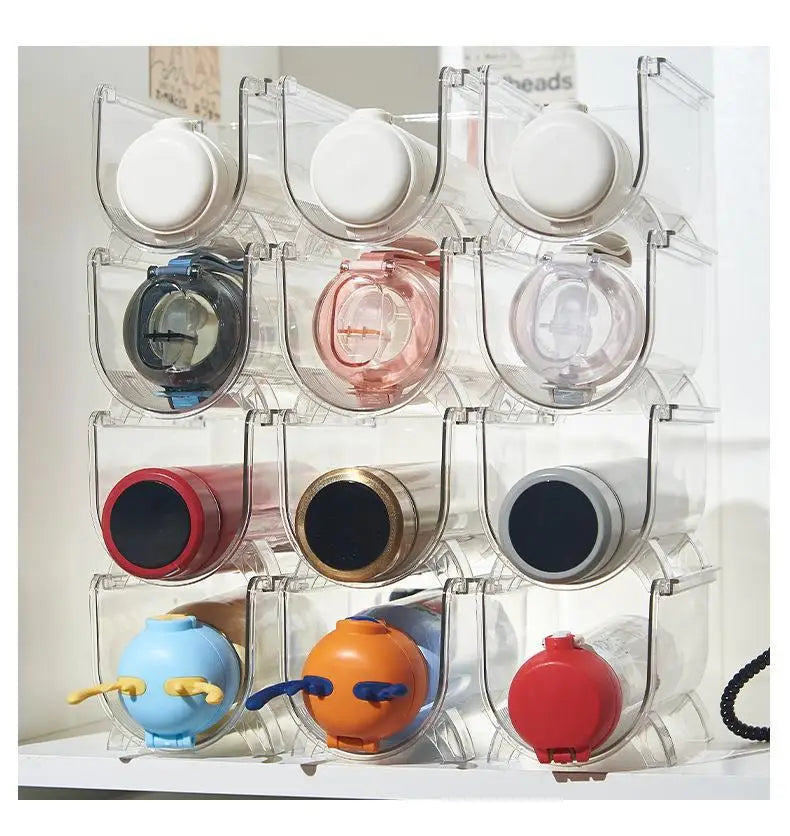 Acrylic Bottle Organizer Rack