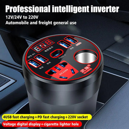 Car Multi-functional Charging Adapter - Wholesalus