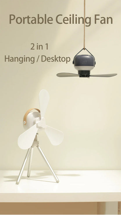 USB Rechargeable Wireless Mini Hanging Fan - Wholesalus