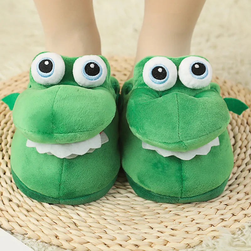 Crocodile Cotton Slippers