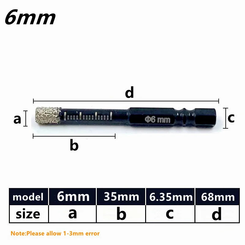 Diamond Coated Drill Bit Set