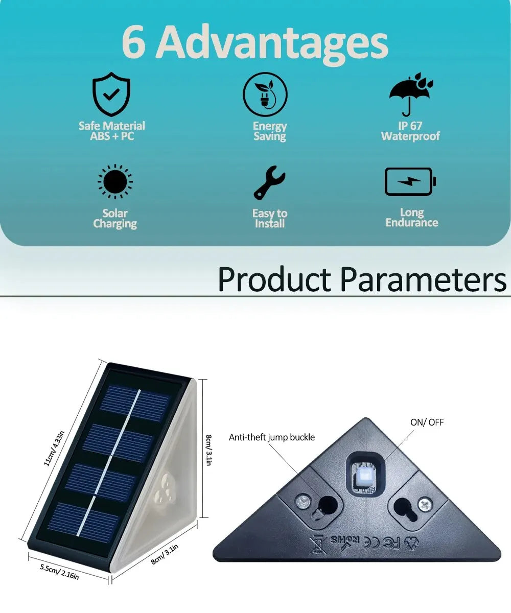 Solar Staircase Light