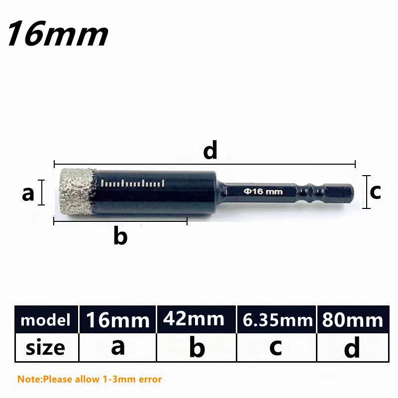 Diamond Coated Drill Bit Set