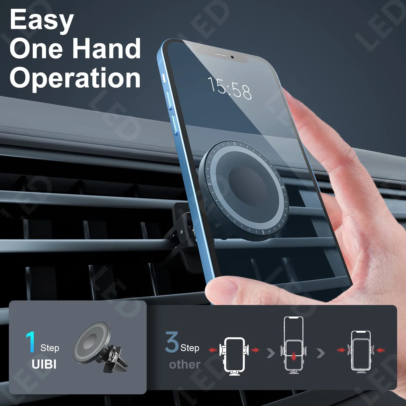 Magsafe Car Air Vent Mount Phone Holder - Wholesalus